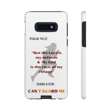 Load image into Gallery viewer, Gridiron Girl Can't Guard Me Cell Phone Case- Red and Gold