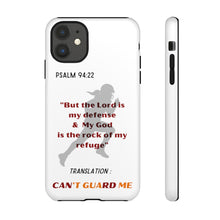 Load image into Gallery viewer, Gridiron Girl Can't Guard Me Cell Phone Case- Red and Gold