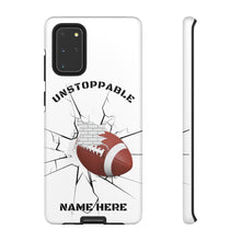 Load image into Gallery viewer, UNstoppable Football iPhone and Samsung Case -White