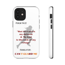 Load image into Gallery viewer, Gridiron Girl Can't Guard Me Cell Phone Case- Red and Gold