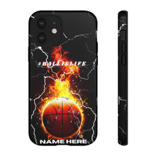 Load image into Gallery viewer, #Ballislife  Basketball I Phone or Samsung Phone Case