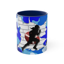 Load image into Gallery viewer, Gridiron Girl Mug - Blue Camo