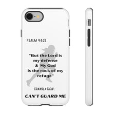 Load image into Gallery viewer, Gridiron Girl Can't Guard Me Cell Phone Case-Black and White