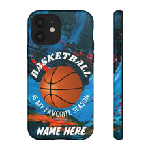 Load image into Gallery viewer, Favorite Season Basketball iPhone Samsung Case - Triple Double