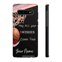 Load image into Gallery viewer, Swishes Girls Basketball IPhone Case