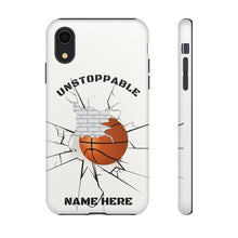 Load image into Gallery viewer, Unstoppable Basketball Phone Case for iPhone or Samsung - Brick Wall