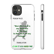 Load image into Gallery viewer, Gridiron Girl Can't Guard Me Cell Phone Case- Green