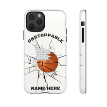 Load image into Gallery viewer, Unstoppable Basketball Phone Case for iPhone or Samsung - Brick Wall