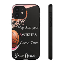 Load image into Gallery viewer, Swishes Girls Basketball IPhone Case
