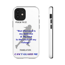 Load image into Gallery viewer, Gridiron Girl Can't Guard Me Cell Phone Case-Purple and Blue