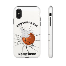 Load image into Gallery viewer, Unstoppable Basketball Phone Case for iPhone or Samsung - Brick Wall