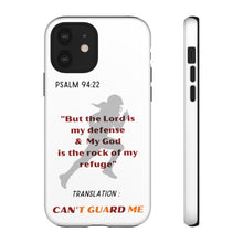 Load image into Gallery viewer, Gridiron Girl Can't Guard Me Cell Phone Case- Red and Gold