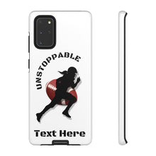 Load image into Gallery viewer, Gridiron Girl Football iPhone and Samsung Case - UNstoppable Football Girl