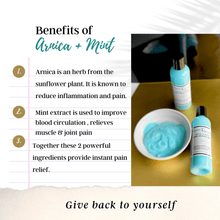 Load image into Gallery viewer, Arnica Mint Soothing Muscle Lotion - Tate's Box