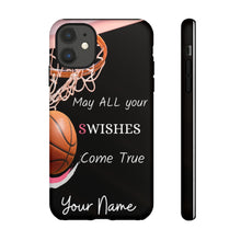 Load image into Gallery viewer, Swishes Girls Basketball IPhone Case
