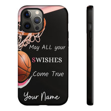 Load image into Gallery viewer, Swishes Girls Basketball IPhone Case