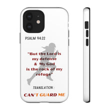 Load image into Gallery viewer, Gridiron Girl Can't Guard Me Cell Phone Case- Red and Gold