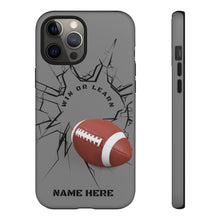Load image into Gallery viewer, Win or Learn Football IPhone or Samsung Phone Case - Gray