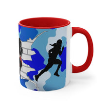 Load image into Gallery viewer, Gridiron Girl Mug - Blue Camo