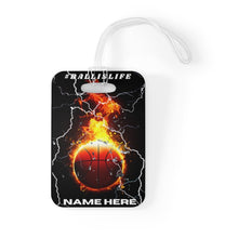 Load image into Gallery viewer, Ball Is Life Basketball Bag Tag -Fire n Ice - Tate's Box
