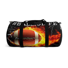 Load image into Gallery viewer, Ball Is Life Football Duffel Bag - Tate's Box
