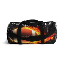 Load image into Gallery viewer, Ball Is Life Football Duffel Bag - Tate's Box