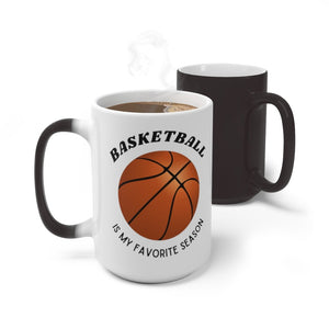 Basketball Is My Favorite Season Color Changing Mug - Tate's Box