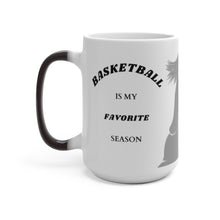 Load image into Gallery viewer, Basketball Is My Favorite Season Color Changing Mug - Female - Tate's Box