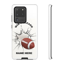 Load image into Gallery viewer, Win or Learn Football IPhone Case -White