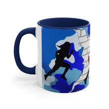 Load image into Gallery viewer, Gridiron Girl Mug - Blue Camo