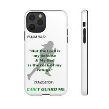 Load image into Gallery viewer, Gridiron Girl Can't Guard Me Cell Phone Case- Green