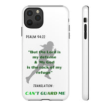 Load image into Gallery viewer, Gridiron Girl Can't Guard Me Cell Phone Case- Green
