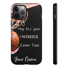 Load image into Gallery viewer, Swishes Girls Basketball IPhone Case