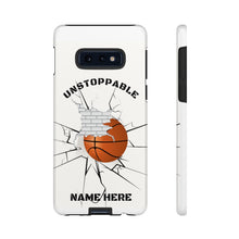 Load image into Gallery viewer, Unstoppable Basketball Phone Case for iPhone or Samsung - Brick Wall