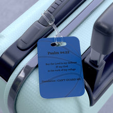 Load image into Gallery viewer, Can't Guard Me Bag Tag - Blue - Tate's Box