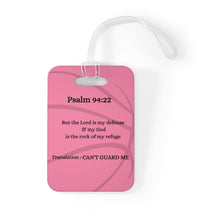 Load image into Gallery viewer, Can't Guard Me Basketball Duffel Bag Tag - Pink - Tate's Box