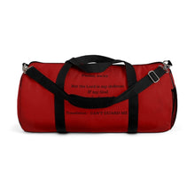 Load image into Gallery viewer, Can't Guard Me Duffel Bag - Red - Tate's Box
