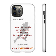 Load image into Gallery viewer, Gridiron Girl Can't Guard Me Cell Phone Case- Red and Gold