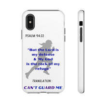 Load image into Gallery viewer, Gridiron Girl Can't Guard Me Cell Phone Case-Purple and Blue