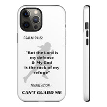 Load image into Gallery viewer, Gridiron Girl Can't Guard Me Cell Phone Case-Black and White