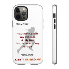 Load image into Gallery viewer, Gridiron Girl Can't Guard Me Cell Phone Case- Red and Gold