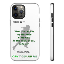 Load image into Gallery viewer, Gridiron Girl Can't Guard Me Cell Phone Case- Green