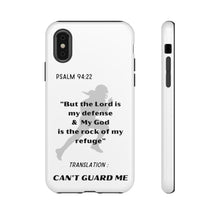 Load image into Gallery viewer, Gridiron Girl Can't Guard Me Cell Phone Case-Black and White