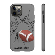 Load image into Gallery viewer, Win or Learn Football IPhone or Samsung Phone Case - Gray