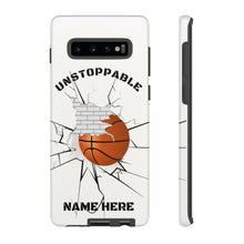 Load image into Gallery viewer, Unstoppable Basketball Phone Case for iPhone or Samsung - Brick Wall