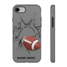 Load image into Gallery viewer, Win or Learn Football IPhone or Samsung Phone Case - Gray