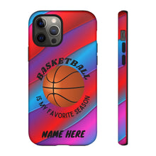 Load image into Gallery viewer, Favorite Season Basketball iPhone Samsung Case -