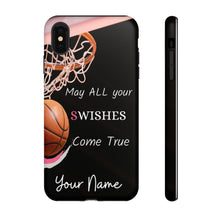 Load image into Gallery viewer, Swishes Girls Basketball IPhone Case
