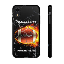 Load image into Gallery viewer, #Ballislife Football iPhone or Samsung Phone Case
