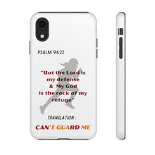 Load image into Gallery viewer, Gridiron Girl Can't Guard Me Cell Phone Case- Red and Gold
